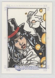 2007 Rittenhouse DC Legacy Sketchafex 1/1 Matthew Goodmanson Sketch b6s