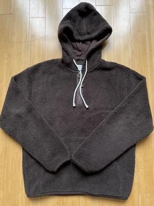 Universal Works. Teddy Fleece Hoodie, Brown. Size S. - Picture 1 of 5