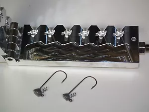 Freshwater Standup -2.2 Screw Lock jig mold 1/8, 3/16oz CNC Aluminum Shakey - Picture 1 of 4
