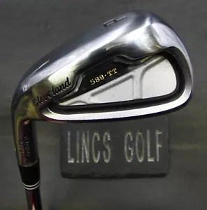 Left-Handed Cleveland 588 TT Face Forged Pitching Wedge Stiff Steel Shaft - Picture 1 of 5