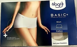 Sloggi Basic donna conf. 2 slip short pantaloncino cotone elasticizzato culotte - Foto 1 di 9