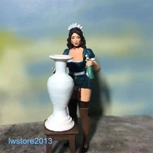 1/18 Maid Cleaning Vase Miniature Model Scene Props Car Vehicle Toys - Picture 1 of 3