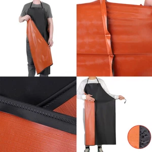 US Heavy Duty Vinyl Waterproof Apron Chemical Resistant PVC Industrial 42x29.5'' - Picture 1 of 20