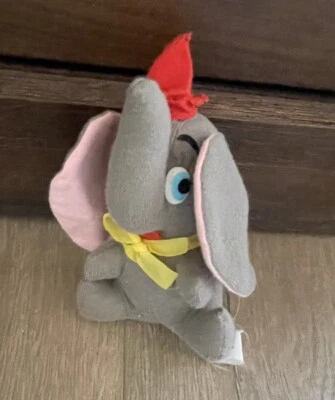 Walt Disney Productions Dumbo Plush Stuffed Animal Vintage Dumbo - Image 1 of 4