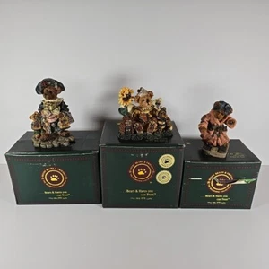 Lot of (3) BOYDS BEARS Figurines SEE DESCRIPTION - COA (LOT D) - Picture 1 of 20