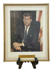 JOHN F. KENNEDY CALENDAR 1966 ADVERTISING WARREN LUMBER SUPPLY LIBERAL KS JFK - Picture 1 of 9