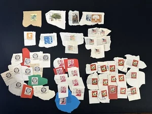 Briefmarken USA gebraucht. 49 gebrauchte Briefmarken USA Lot SIEHT AUS WIE 70’er Jahre (1978) - Bild 1 von 6