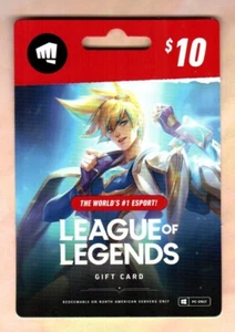 Tarjeta de juego RIOT GAMES League of Legends (2022) ( $0 - SIN VALOR) - Imagen 1 de 2