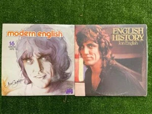 Bulk Lot of 2x Jon English Records LP Vinyl Record Collection - Foto 1 di 1