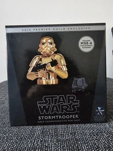 Star Wars Gentle Giant Gold Stormtrooper Mini Bust - Picture 1 of 12