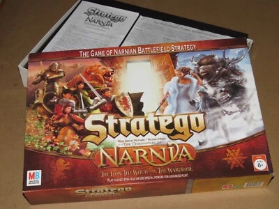 Stratego Chronicles of NARNIA Lion Witch Wardrobe Strategy Game 2005 MB Hasbro - Image 1 of 4