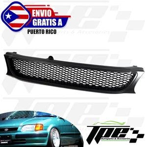 GRILL MESH STYLE GLOSS BLACK FOR 1995 1998 TOYOTA TERCEL FRONT BUMPER GRILLE - Picture 1 of 4