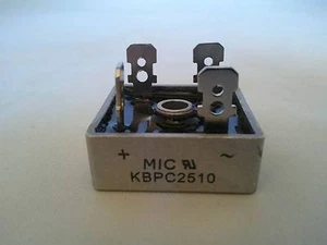 Pack of 2 - KBPC2510 KBPC-2510 25A 1000V Bridge Rectifier - Picture 1 of 1