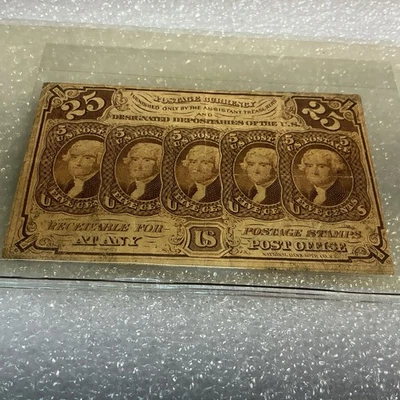 1862 Civil War Era 25C FRACTIONAL CURRENCY - Image 1 of 2