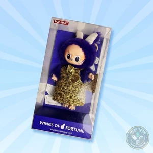 POP MART Labubu Wings of Fortune Plush Vinyl Hanging Card Figure New - Picture 1 of 3