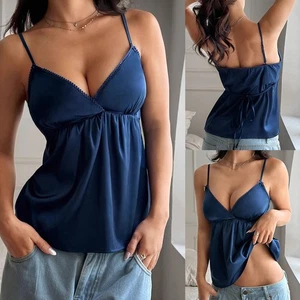 Casual yet stylish solid color halter top for women perfect for shopping trips - Picture 1 of 65