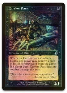 Carrion Rats #54 (Foil) (NM) Torment TOR Magic MTG - Picture 1 of 2
