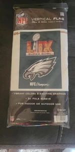 Philadelphia Eagles Super Bowl 59 NFC Champions LIX 28x40 Banner Single Sided - Picture 1 of 1