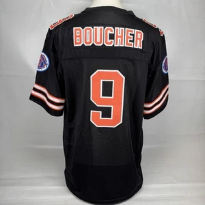 The Waterboy Bobby Boucher #9 Football Jersey Adam Sandler Black Men's L 50" - Picture 1 of 6