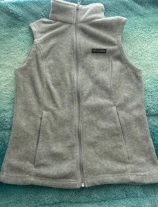 NEU Columbia Damen Benton Frühling Fleece Weste meliert grau Gr. SMALL - Bild 1 von 4