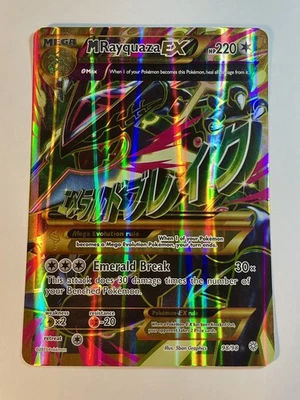 JUMBO M Rayquaza EX - Full Art XY 98/98 Oversized Card - Image 1 of 2