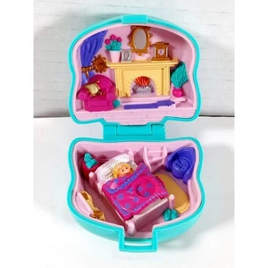 Polly Pocket Cuddly Kitty Compact Playset 1993 Vintage Compact & Doll - Foto 1 di 5