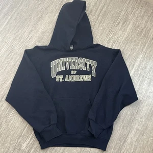 UNIVERSIDAD DE ST. ANDREWS Sudadera con Capucha Escocia Reino Unido Pullover Azul Para Hombres S - Imagen 1 de 8