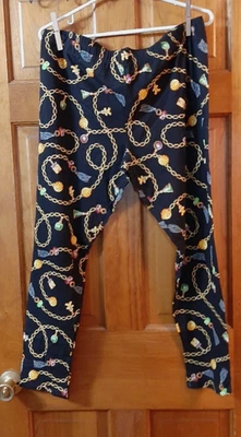SIN LÍMITES Navidad Vacaciones Leggings Colgantes XXL/2 X G Nuevo Foto 1 de 4