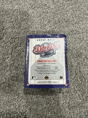 1991 Upper Deck Final Edition Baseball Factory Sealed Complete Set  - Image 1 of 2