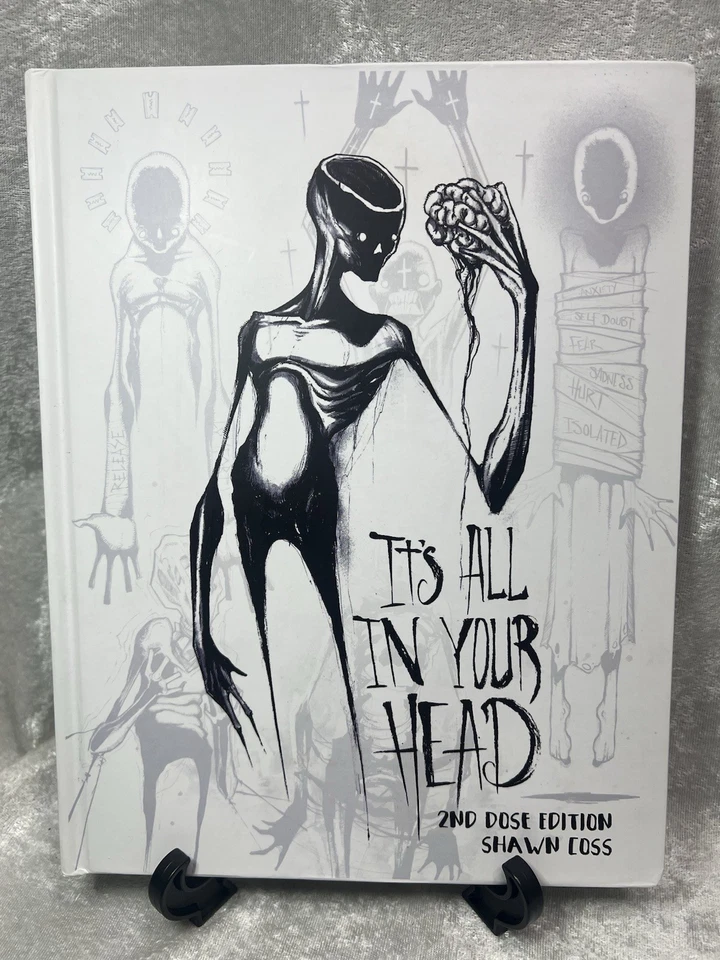 It's All In Your Head 2nd Dose Edition Shawn Coss Hardcover  Book SIGNED IN GOLD - Image 1 of 4