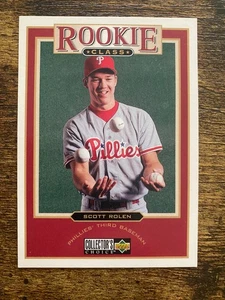 SCOTT ROLEN 1997 COLLECTORS CHOICE ROOKIE CARD, PHILADELPHIA PHILLIES - Picture 1 of 1
