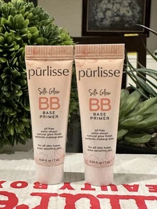 X2 Purlisse Silk Glow BB Oil-Free BASE PRIMER .24oz/7ml Travel Size - Picture 1 of 3