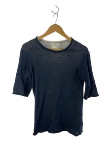 yohji yamamoto POUR HOMME/T-shirt/3/cotton/navy/plain/HB-K38-981 - Picture 1 of 3