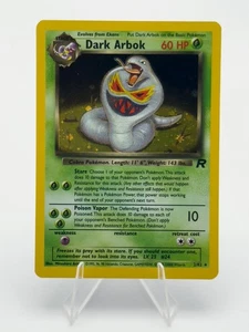 Dunkles Arbok (2) 02/82 Team Rocket Holo Vintage WoTC Pokemon TCG LP - Bild 1 von 2