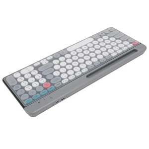 Typewriter Style Wireless Keyboard And Mouse Combo Ergonomic Keyboard Mouse - Afbeelding 1 van 12
