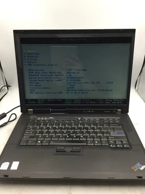 IBM THINKPAD R61I - BOOTS TO BIOS - INTEL CORE 2 DUO - 1GB RAM - READ DESC - BB - Image 1 of 4