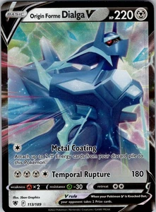 Origin Forme Dialga V Ultra Rare SWSH10: Astral Radiance 113/189 NM Holo - Picture 1 of 2