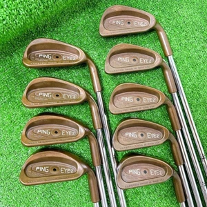 Ping EYE2 Beryllium Copper Black Dot Iron Set#3-9,W,S (9Clubs) / ZZ Lite Shaft - Picture 1 of 9