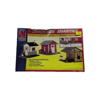 Life Like HO Scale Plastic Model Kit # 1348 Trackside Shanties Sealed In Box NOS - Image 1 of 4