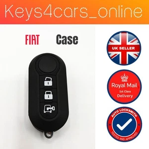 Fiat Peugeot 3 Button Remote Flip Key Fob Shell Case For Doblo Ducato Boxer Van - Picture 1 of 2