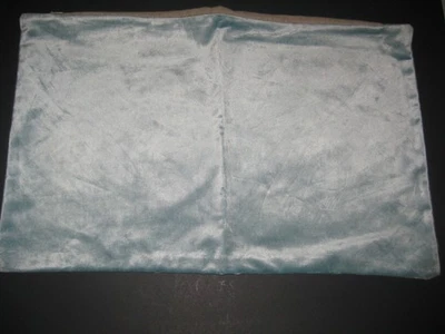 Williams Sonoma Velvet Linen 14 x 22 Lumbar Pillow Cover Light Blue NWT - Image 1 of 4