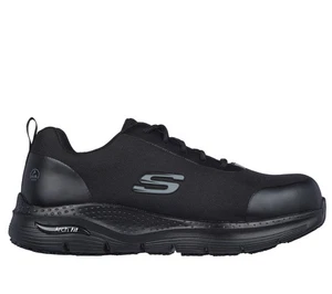 Skechers Work: Arch Fit SR - Ringstap Scarpe Antinfortunistica Uomo S3 Nera 3M - Picture 1 of 5