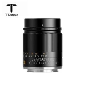 TTArtisan 50mm F1.4 MF Full Frame Large Aperture Lens for RF R5 R6II R8 Camera - Picture 1 of 14