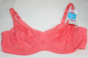 NUEVO CON ETIQUETAS PLAYTEX love my curves SUJETADOR TRU soporte forma US4713 CORAL PUNCH transpirable - Imagen 1 de 4