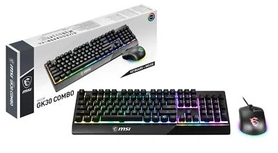Vigor GK30 FR Combo - Pack Clavier AZERTY et Souris Clutch GM11 Gaming Pleine... - Photo 1/4