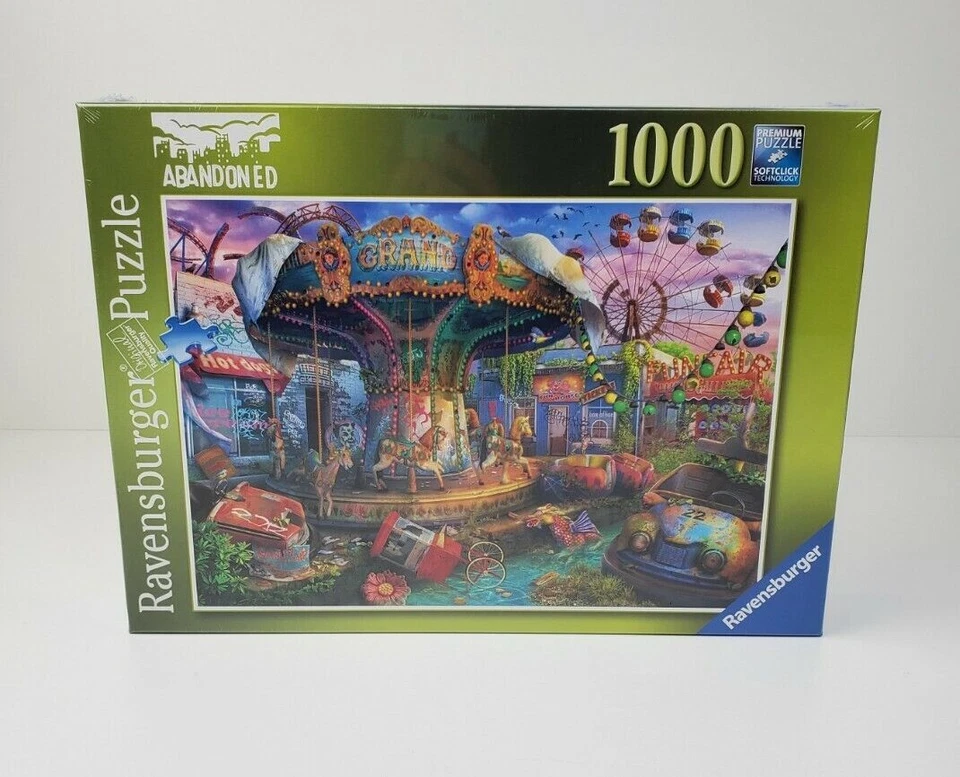 Ravensburger Abandoned Places: Gloomy Carnival Jigsaw Puzzle - 1000pc