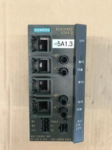 SIEMENS SCALANCE Ethernet Switch X204-2 1P 6GK5204-2BB00-2AA3 - Picture 1 of 7