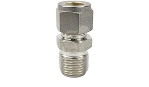 Duolok Tube Fitting ISSD4MC4 1/4" Compression X1/4" MNPT - Picture 1 of 2