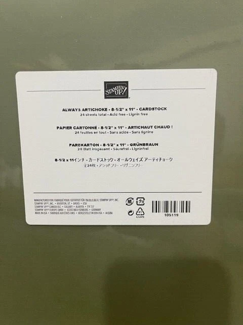 Stampin' Up! Retired Cardstock 8.5" x 11" - Image 1 of 1