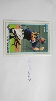 2011 Bowman Tyler Thornburg Signed Baseball Card - Image 1 of 2